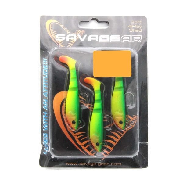 Savage Gear Soft 4Play Shad 7.2 cm 8 gr Silikon Yem Fluo Green Yellow NL