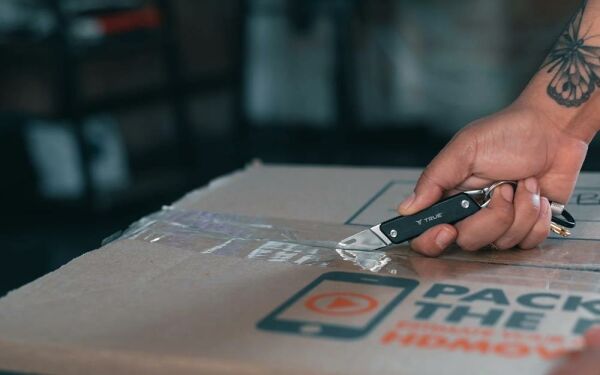 True Utility 7061 Keychain Turuncu Kutulu Çakı