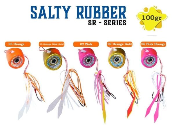 Fujin Salty Rubber 100 gr SR Serisi Tai Rubber Set 02