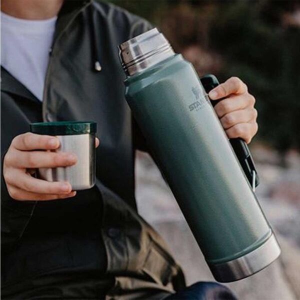 Stanley Klasik Vakumlu Çelik Termos 1 Lt YEŞİL