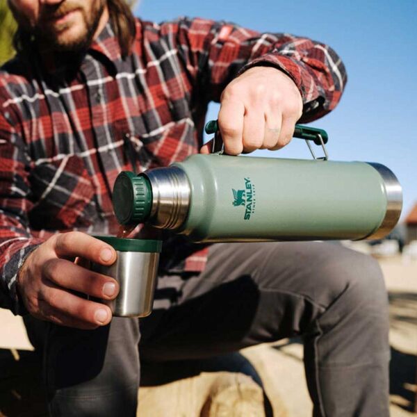 Stanley Klasik Vakumlu Çelik Termos 1 Lt YEŞİL