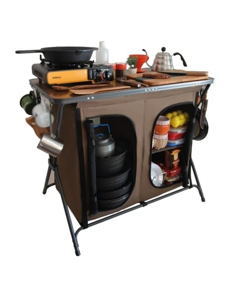 Campout Çift Kapılı Kamp Mutfağı