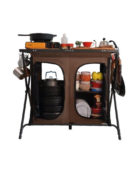 Campout Çift Kapılı Kamp Mutfağı