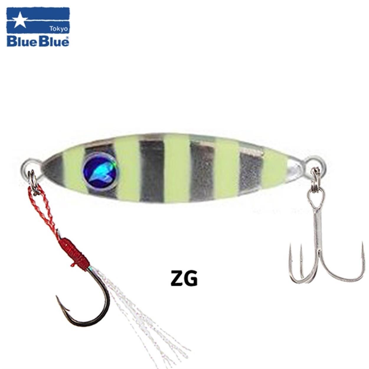 BlueBlue SeaRide 12Gr Mini Jig Yem ZEBRA GLOW