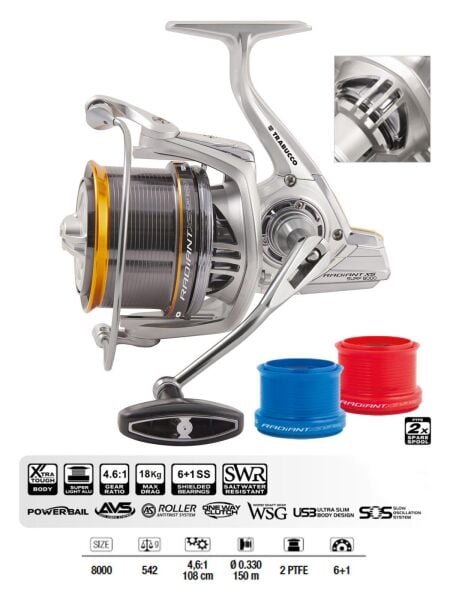 Trabucco Radiant XS Surf 8000 Surf Olta Makinesi