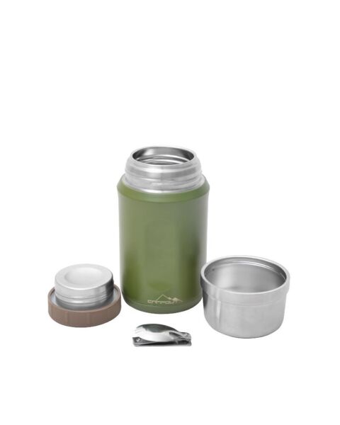 Campout Çift Katmanlı Yemek Termosu 600 ML YEŞİL