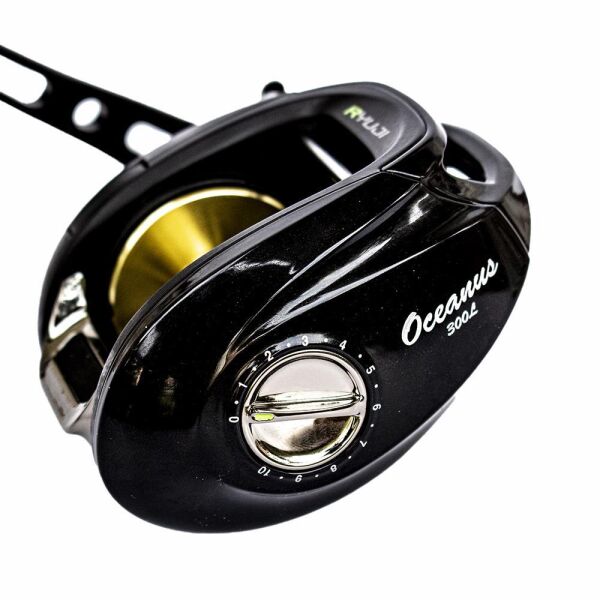 Ryujı Oceanus 300L Tai Rubber Baıtcast Makara Sol El