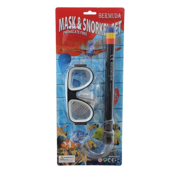 Bermuda Cobra Klasik Maske Şnorkel Set SİYAH