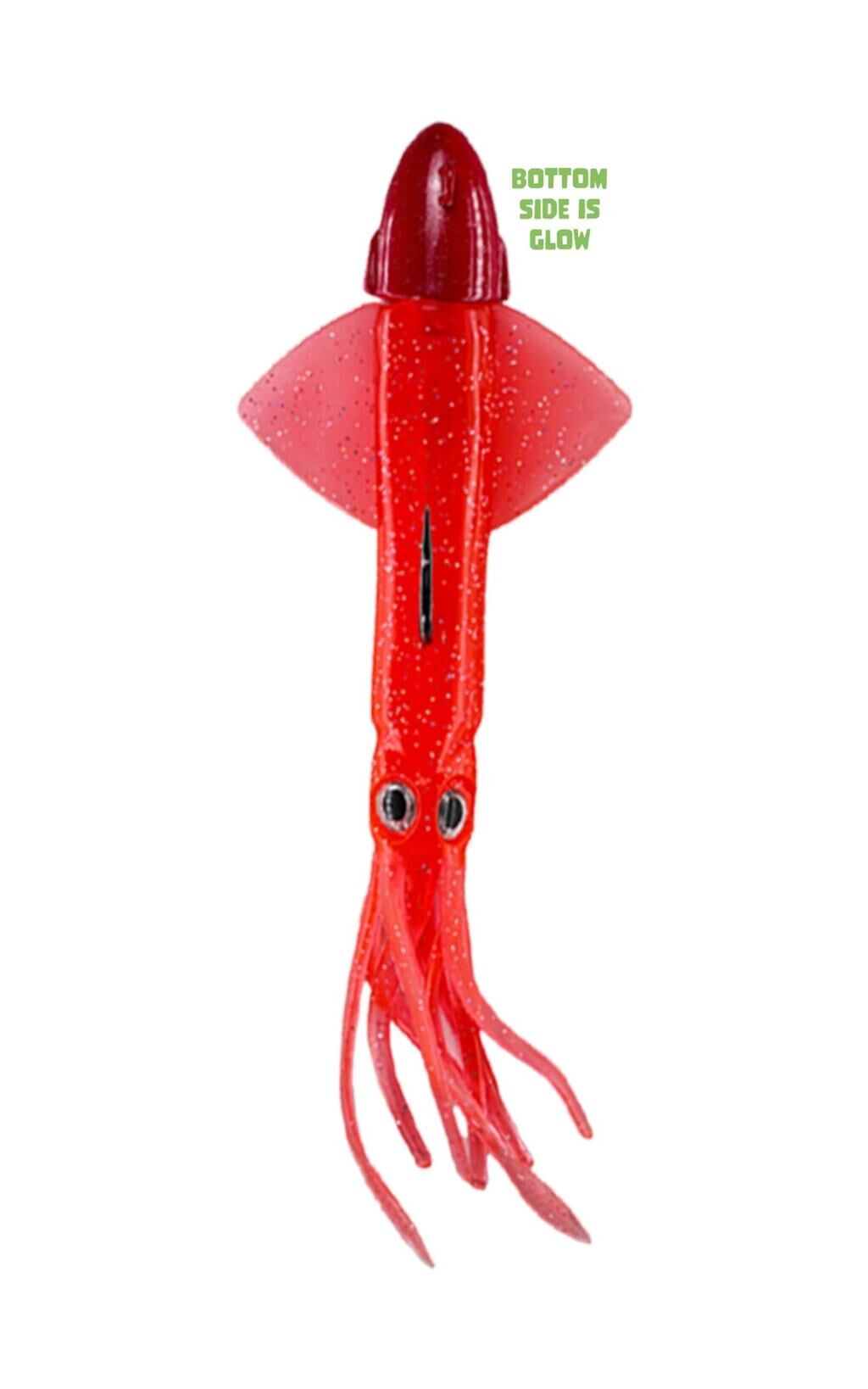 Fujin Calamax Squid Kalamar Silikon Yem RED - 140 Gr