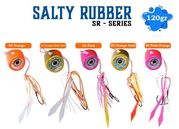 Fujin Salty Rubber 120 gr SR Serisi Tai Rubber Set