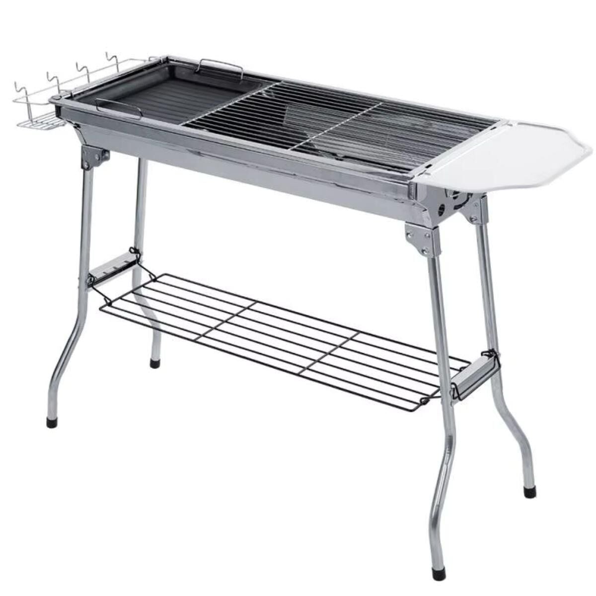 Madfox Grillmate Portatif Katlanır BBQ Mangal SİLVER