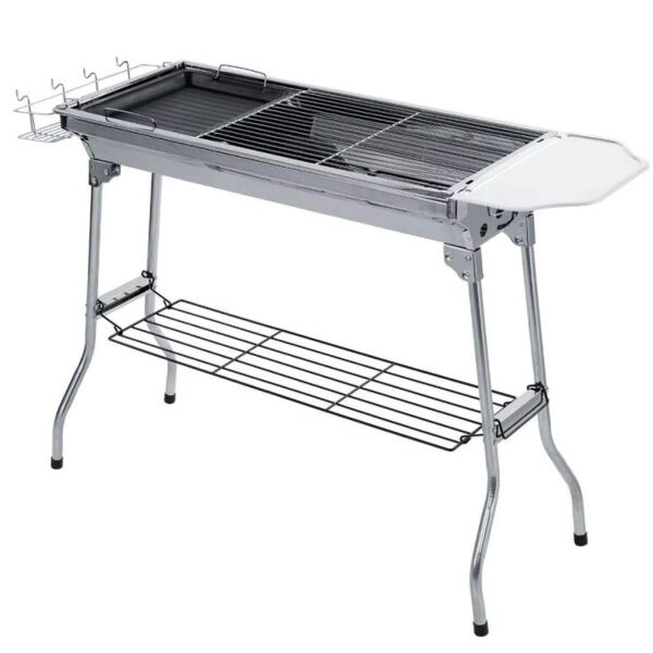 Madfox Grillmate Portatif Katlanır BBQ Mangal SİLVER