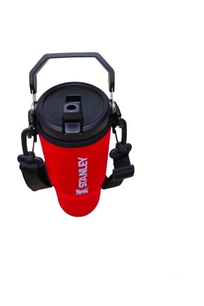Stanley Neopren Termos Kılıfı ve Omuz Askısı 0.89 Lt The Iceflow Flip Straw Pipetli