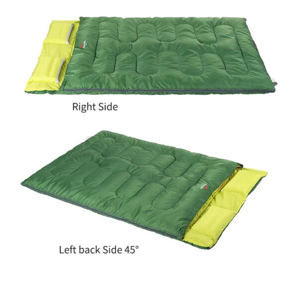 Naturehike Zarf Tarzı Yastıklı Çift Kişilik Pamuklu Uyku Tulumu