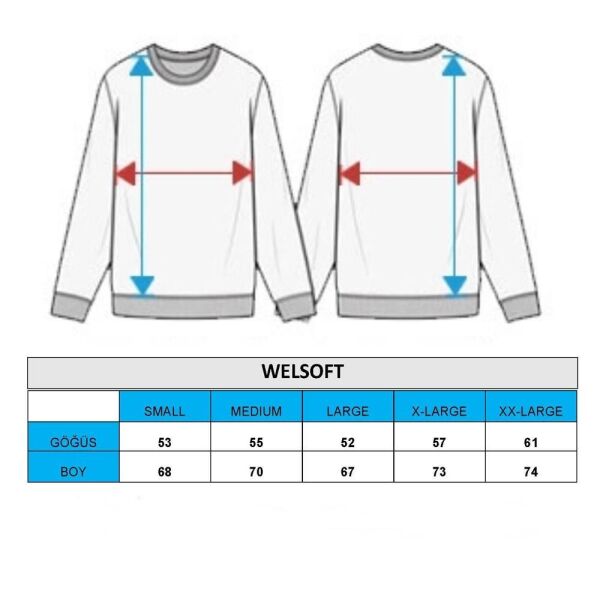 North Trace Gecko Tam Fermuarlı Kadın Welsoft Polar Saks Mavi - 2XL