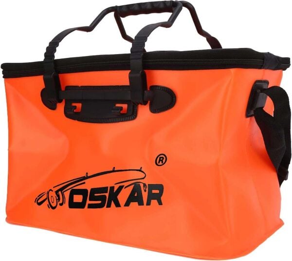 Oskar Eva Katlanır Balıkçı Kovası 15 Lt TURUNCU