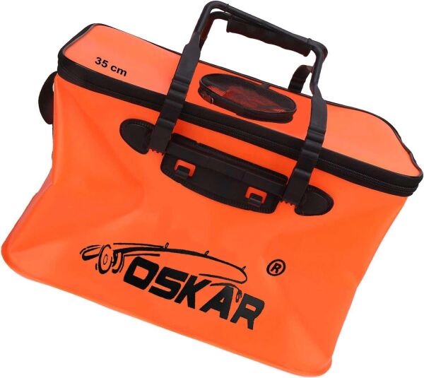 Oskar Eva Katlanır Balıkçı Kovası 15 Lt TURUNCU