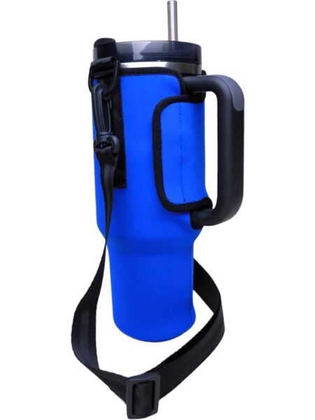 Stanley Neopren Termos Kılıfı ve Omuz Askısı 1.18 Lt Quencher Pipetli MAVİ