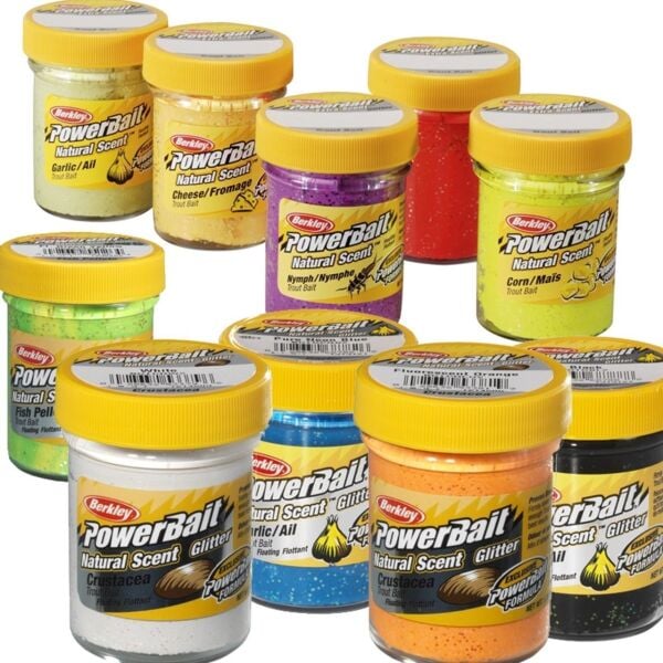 Berkley PowerBait Natural Scent Glitter Garlic Alabalık Hamuru