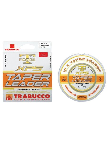 Trabucco XPS Taper Leader 10x15mt Surf Shock Leader 018MM-057MM