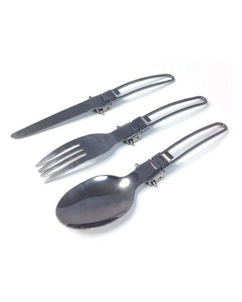 Nurgaz Katlanır Kaşık Bıçak Çatal Set