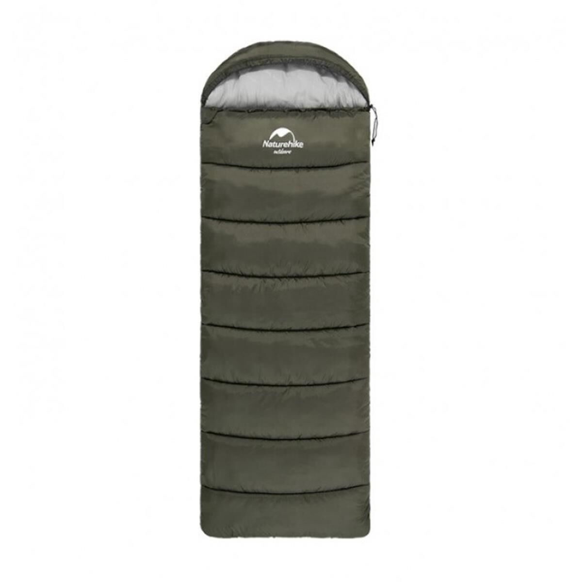 Naturehike U350 Zarf Tarzı Kapüşonlu Uyku Tulumu -13°C HAKİ - Left
