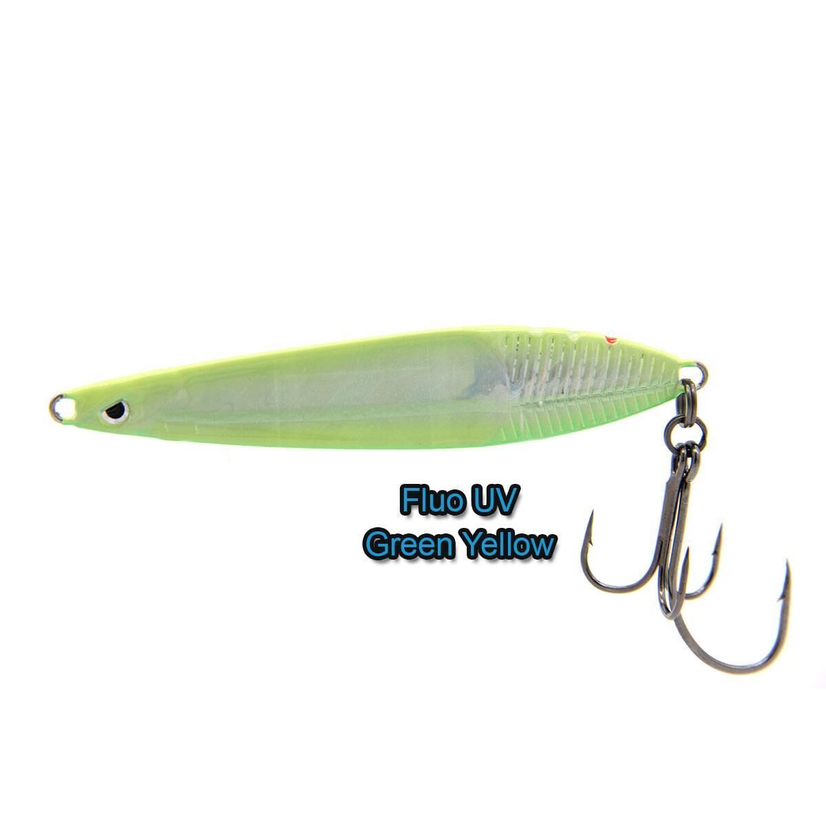 Savage Gear Seeker ISP 98 mm 23 gr Metal Kaşık Yem Fluo UV Green Yellow