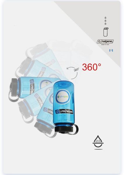 Nalgene 32oz WM Elements Bottle Tritan Suluk |Special Edition| Purple/W.Earth