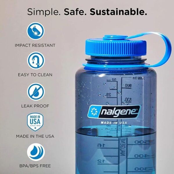 Nalgene 32oz WM Elements Bottle Tritan Suluk |Special Edition| Purple/W.Earth