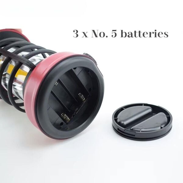 Madfox Vintage Glamping Kamp Lambası 300 Lümen RED