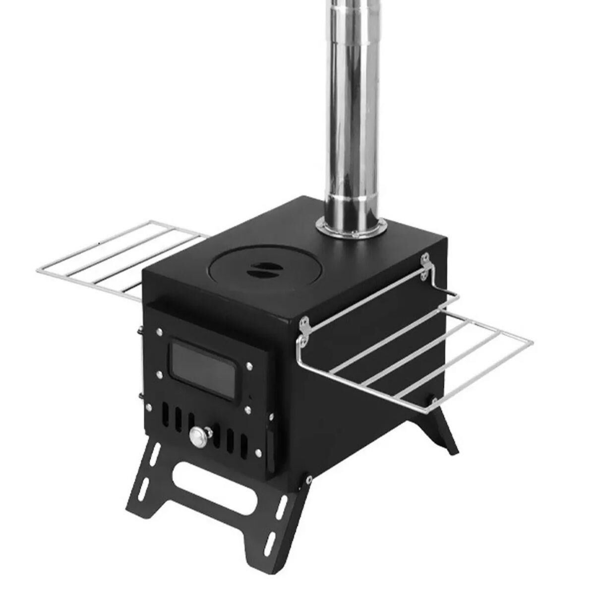 Madfox Woodlander Portatif Katlanır Kamp Çadır Sobası BLACK