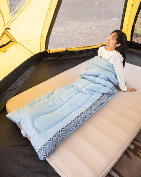 Naturehike L250 Zarf Tarzı Kapüşonlu Uyku Tulumu -10°C MAVİ - Right