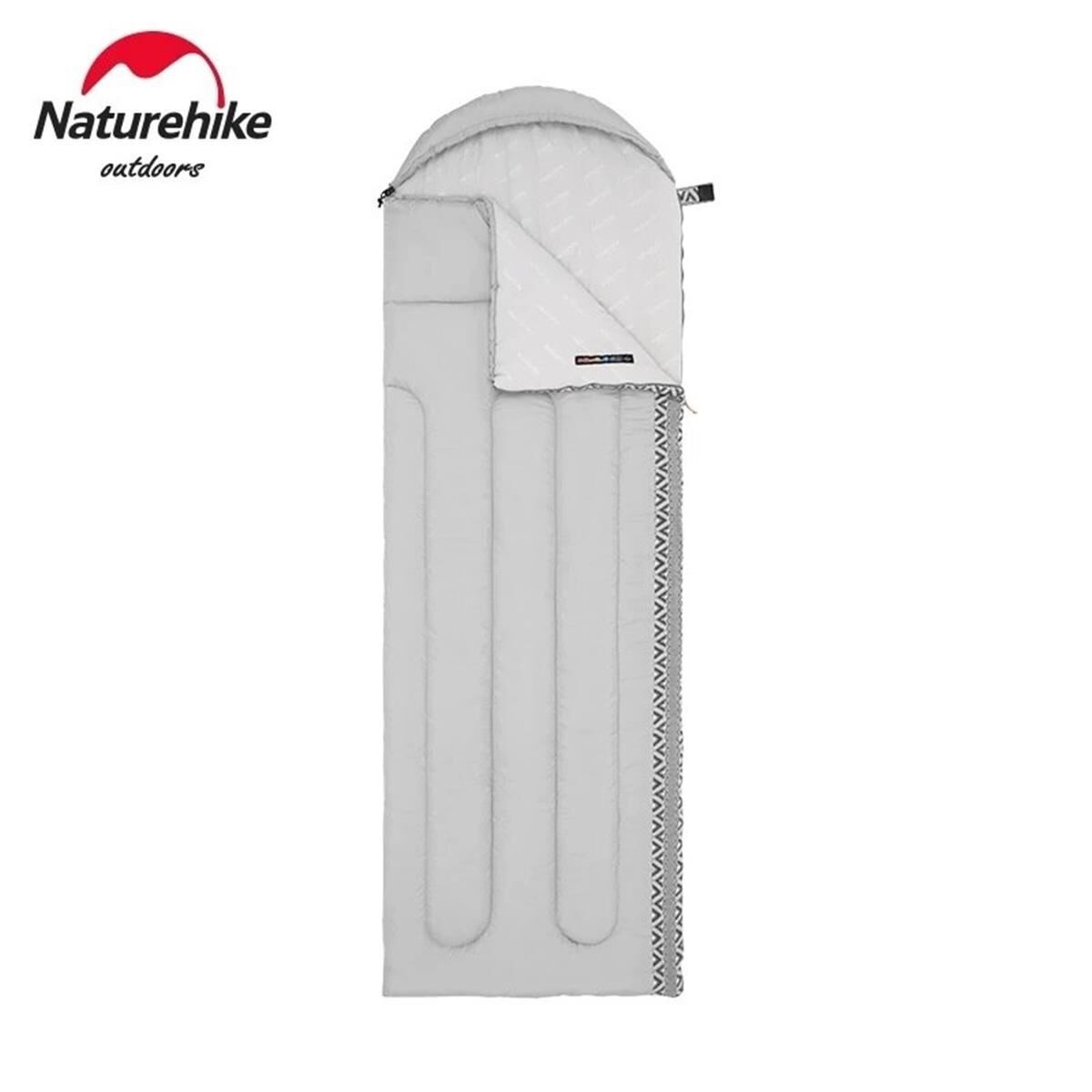 Naturehike L250 Zarf Tarzı Kapüşonlu Uyku Tulumu -10°C GRİ - Left