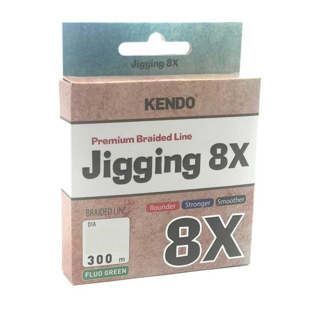Kendo Jigging 8X Flash ( Fluo Green ) Örgü İp Olta Misinası 300mt Fluo Green - 0,18 MM