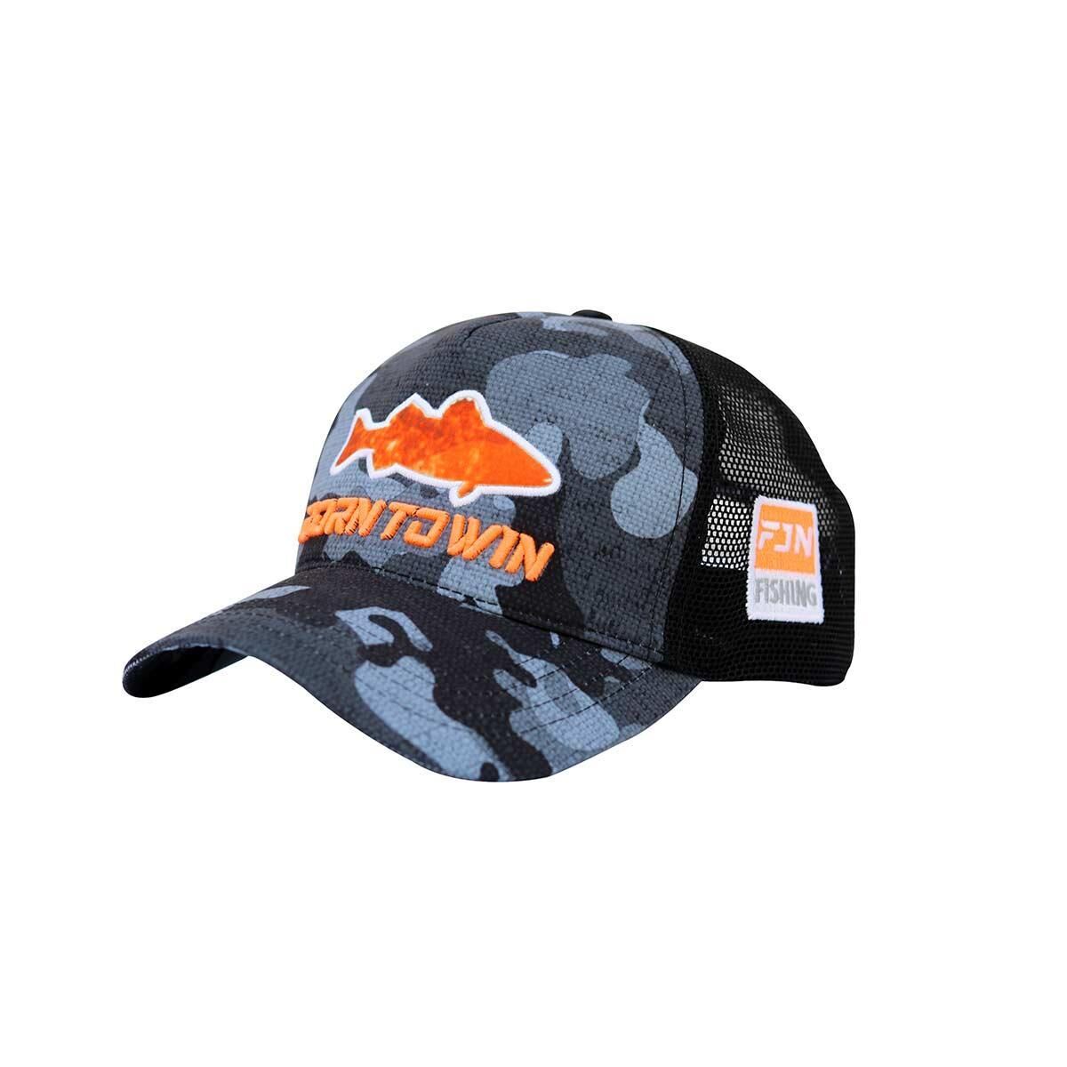 Fujin Black Camo Fish Balıkçı Şapkası BLACK