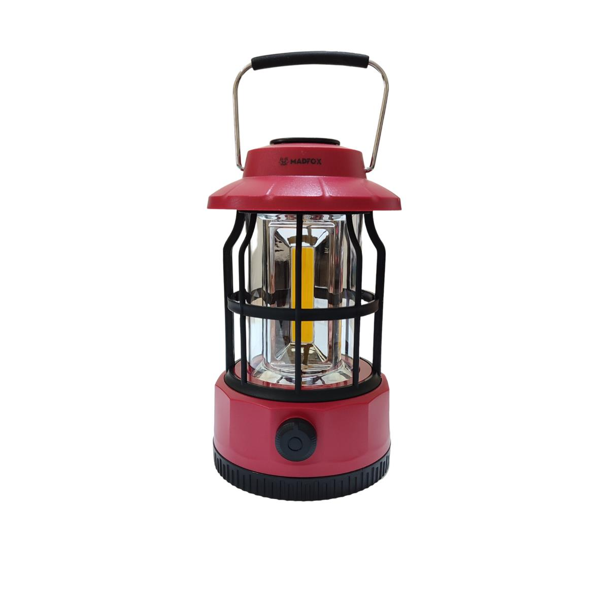 Madfox Brand Glamping Kamp Lambası 400 Lümen RED