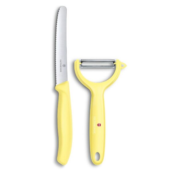 Victorinox 6.7116.23L Swiss Classic Trend Colors Soyacak ve Domates Bıçak Seti TURUNCU