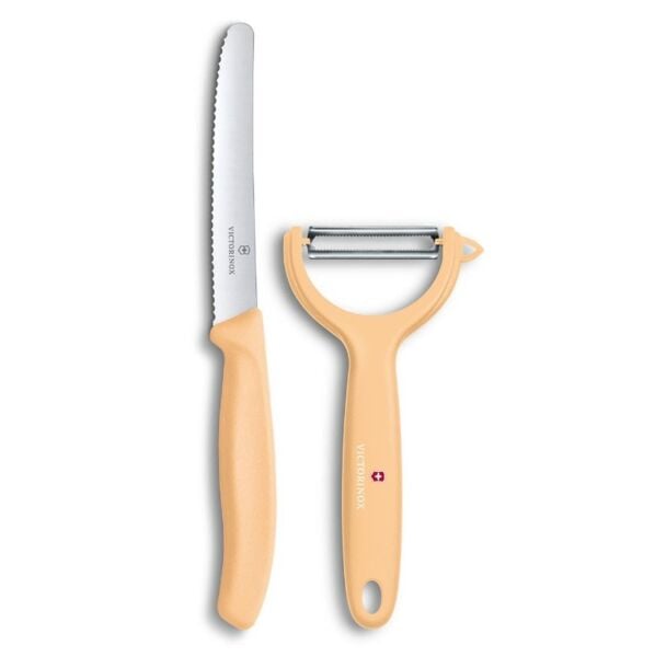 Victorinox 6.7116.23L Swiss Classic Trend Colors Soyacak ve Domates Bıçak Seti TURUNCU