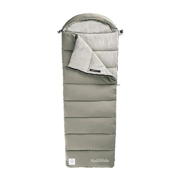 Naturehike M400 Pongee Pamuklu Uyku Tulumu -18°C YEŞİL - Left