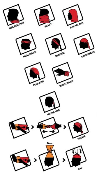 Pirate & Parrot Ada Bandana PA01-22022