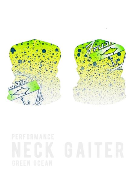Fujin Neck Gaiter Boyunluk Green Ocean Green Ocean