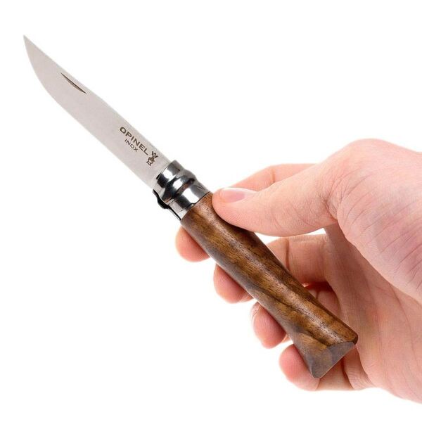 Opinel Inox No 8 Ceviz Saplı Paslanmaz Çelik Çakı