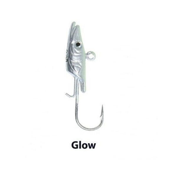 Fujin Salt Eel 15gr Jighead GLOW