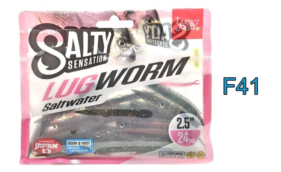 Lucky John Lugworm SaltWater 6,5Cm Lrf Silikon Yem F41