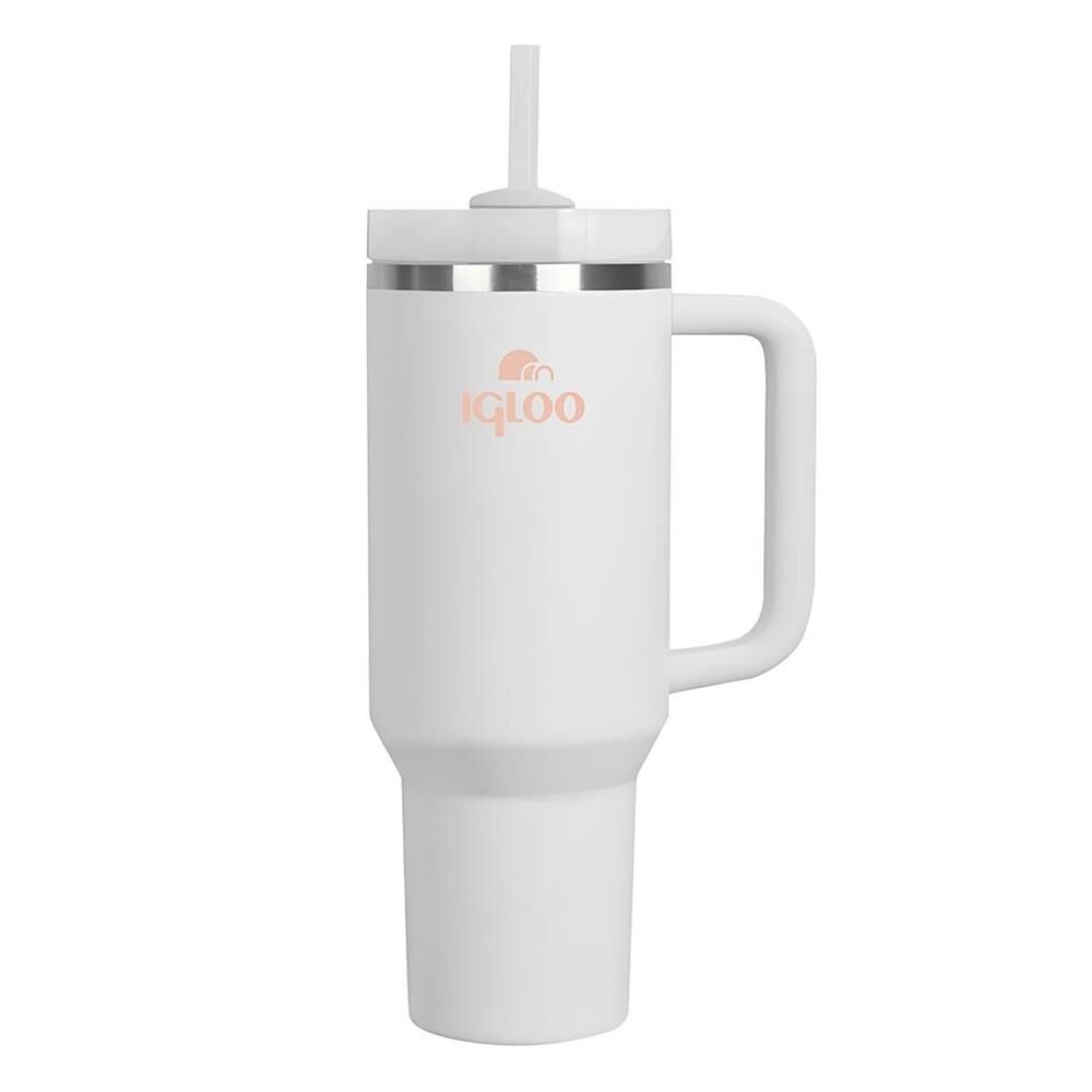 İgloo Stadler Thermo-Mug 1.2 Litre Pipetli Termos Bardak BEYAZ