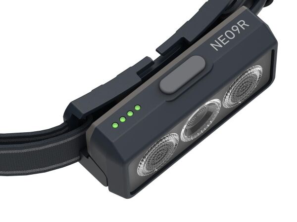 Ledlenser NEO 9R Kafa Feneri Gri-Siyah