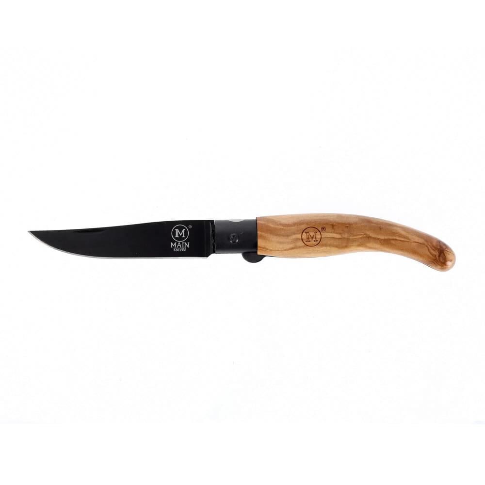 Main Knives 9002 Titanyum Spanish Line 8,7cm Çakı Zeytin Ağacı