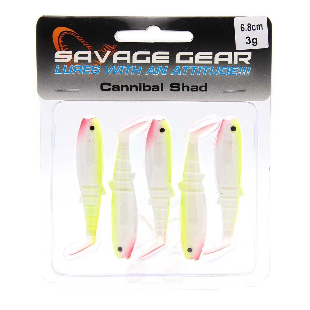 Savage Gear Cannibal Shad 6,8cm 3gr Silikon Yem CLOWN