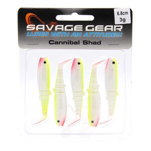 Savage Gear Cannibal Shad 6,8cm 3gr Silikon Yem CLOWN