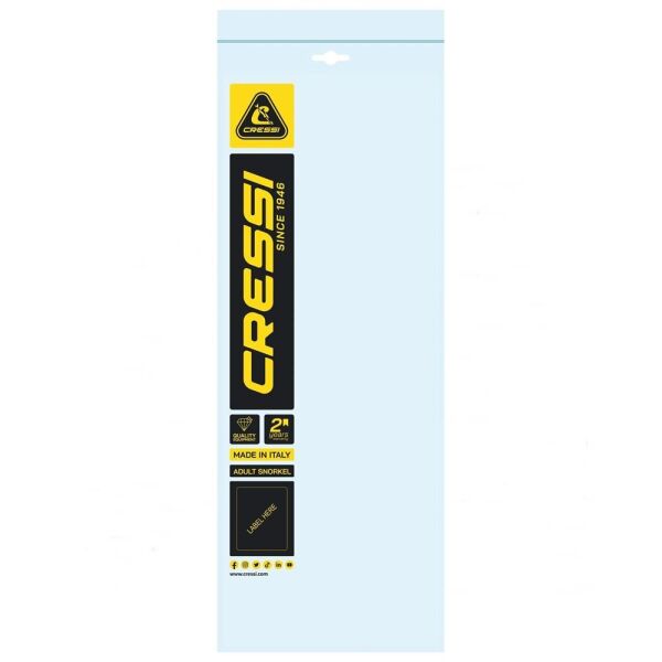 Cressi Mexico Dalış Şnorkeli Clear/Aquamarine